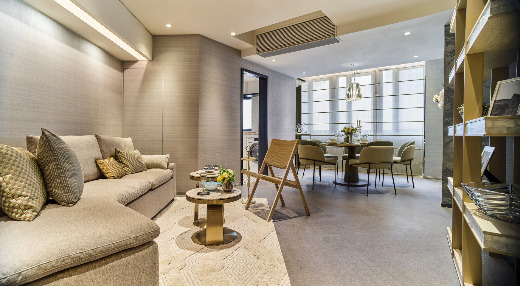 The V Causeway Bay Serviced Apartments with sofa