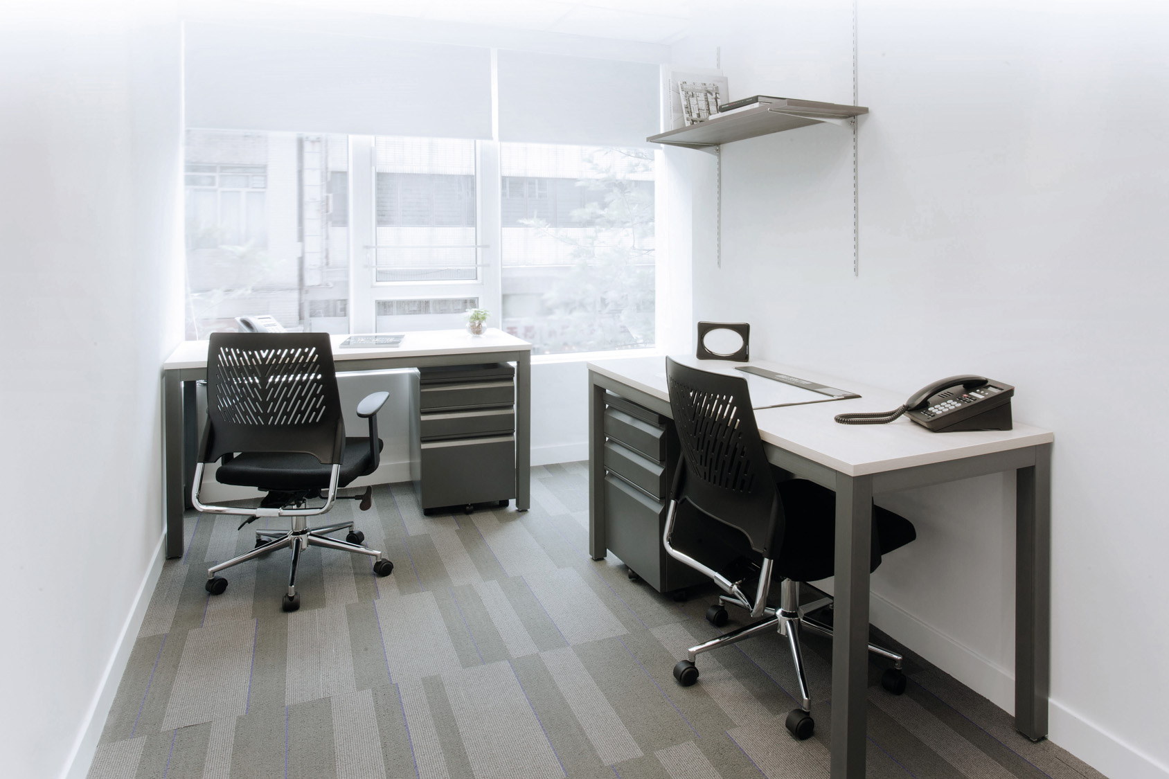 The V Private 2 person Work smart office with office furniture and pantry in Jordan, West Kowloon