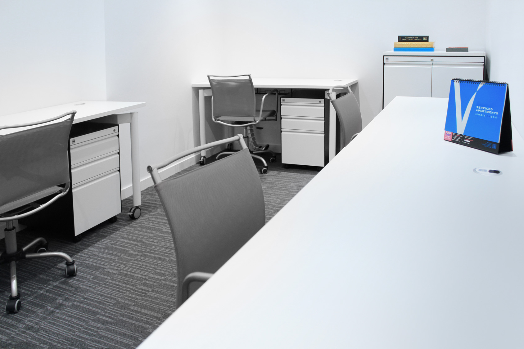 The V Private 4 person Work smart office with office furniture and pantry in Jordan, West Kowloon